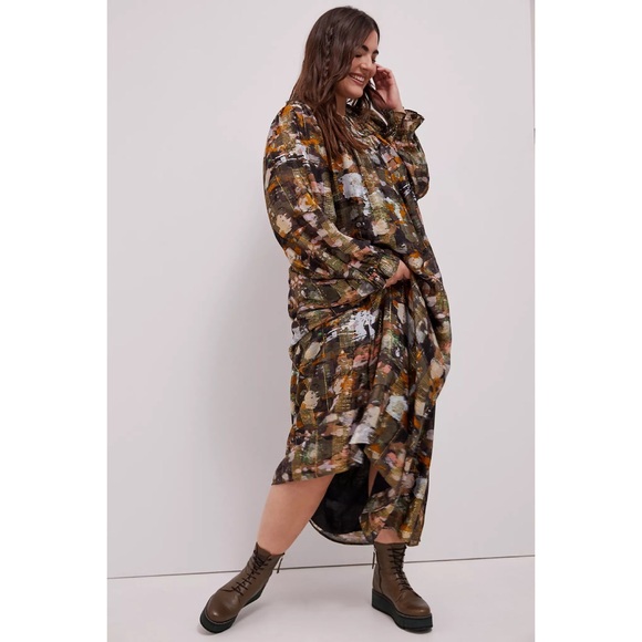 Anthropologie Blair Shimmer Maxi Dress Size S - Picture 8 of 9